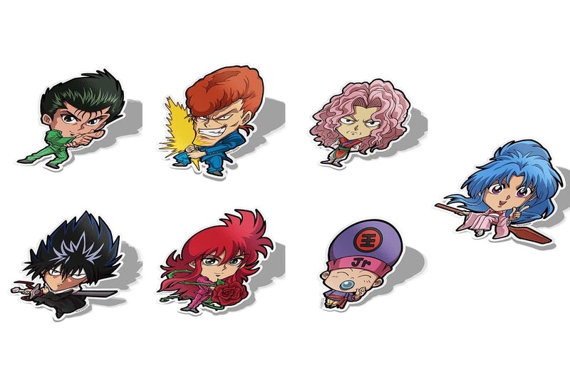  Yu Yu Hakusho- 25Th Die-Cut Sticker Set 3.5 : Toys & Games