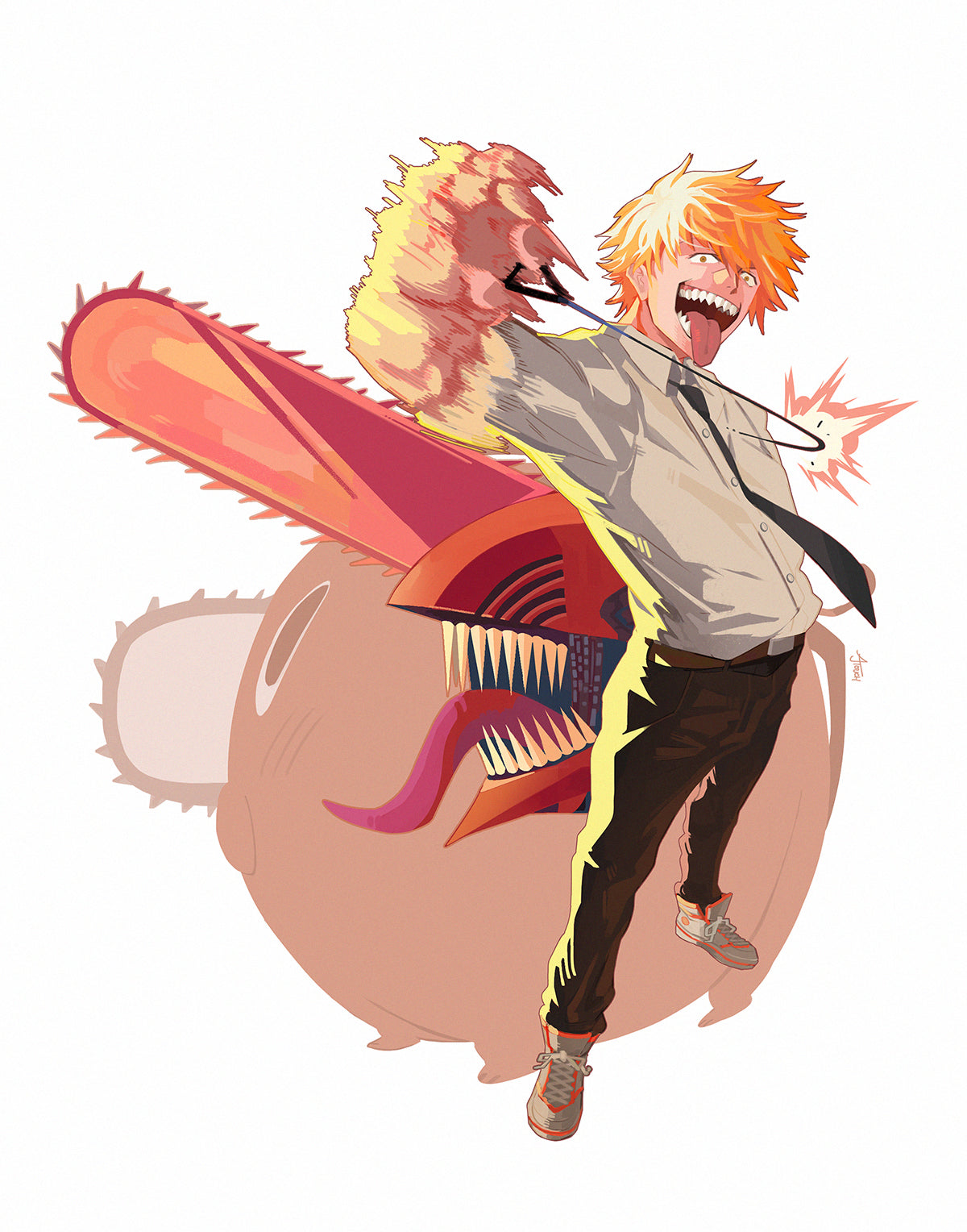 Denji (Pochita and Chainsaw Man)