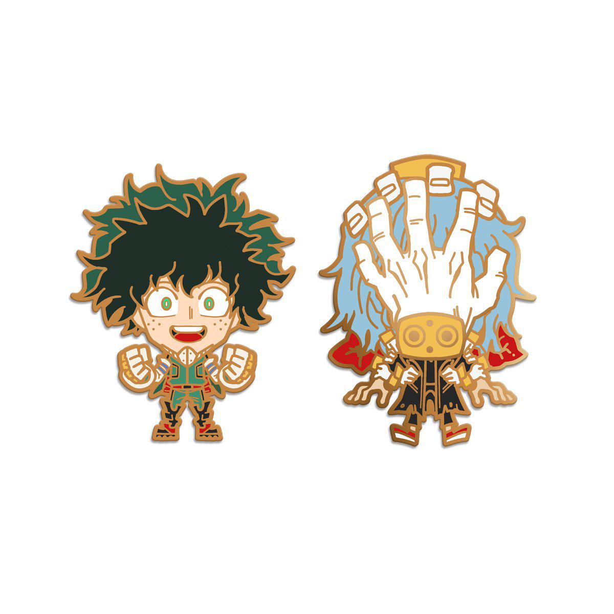 All-for-ONE-for-All Pin Set, Enamel Pin, Hero Academia, AJTouch