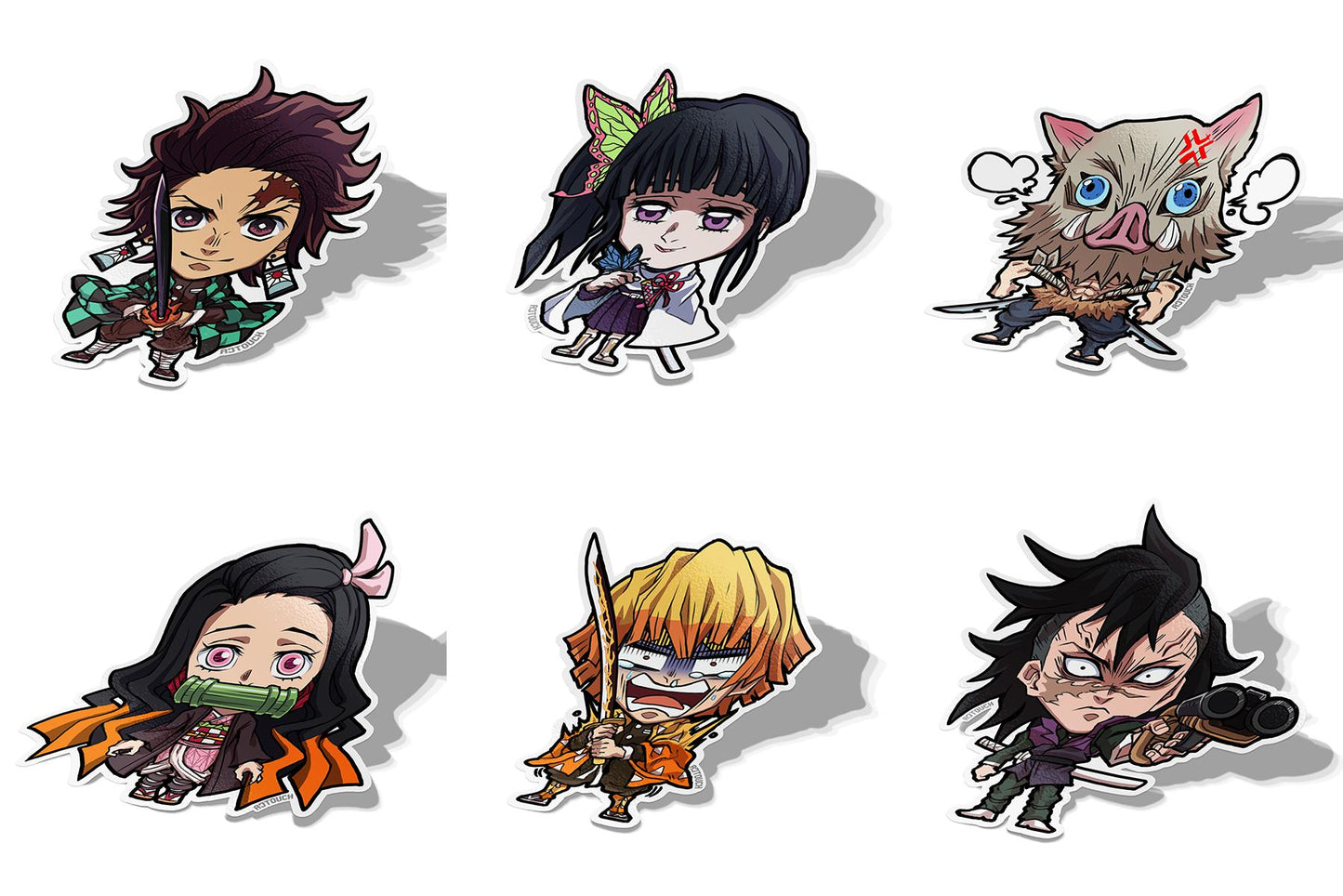 Demon Slayer Rookie Set, Sticker Pack, Demon Slayer, AJTouch