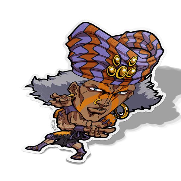 JoJo Part 2: Battle Tendency Set, Sticker Pack, JoJo's Bizarre Adventure, AJTouch