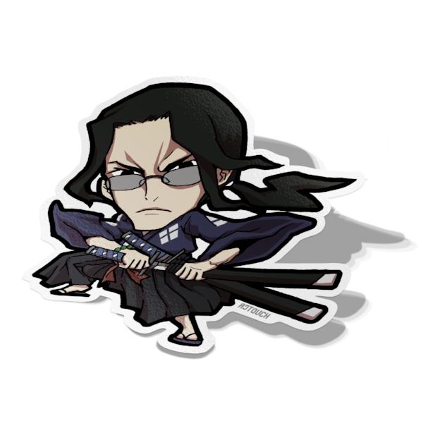 Samurai Champloo Jin vinyl anime sticker