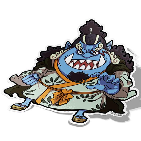 Jinbe, Vinyl Sticker, One Piece, AJTouch