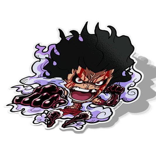 Luffy (Snakeman), Vinyl Sticker, One Piece, AJTouch