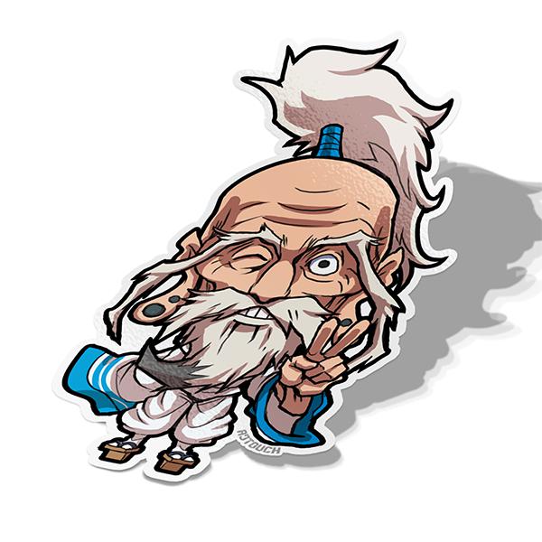 Netero, Vinyl Sticker, HunterXHunter, AJTouch