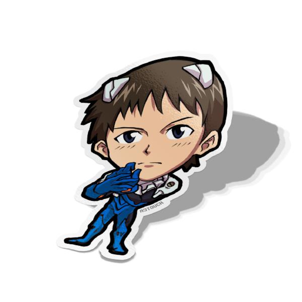Shinji, Vinyl Sticker, Evangelion, AJTouch