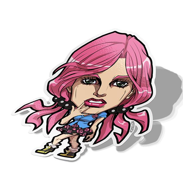 Yasuho, Vinyl Sticker, JoJo's Bizarre Adventure, AJTouch