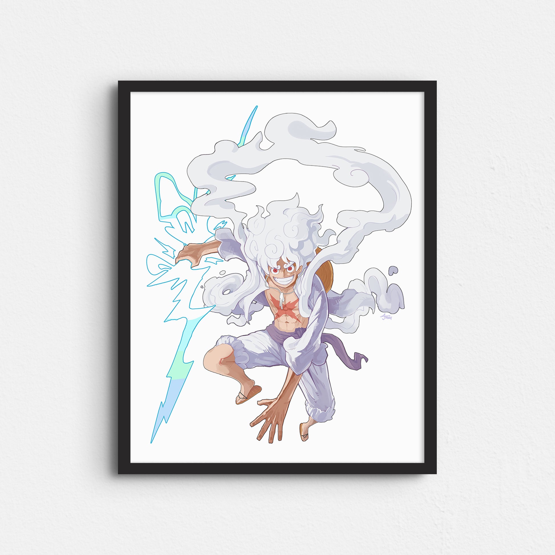 Luffy Gear 5 (Awakening) — One Piece Art Print
