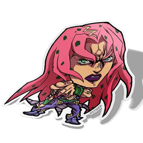 Diavolo, Vinyl Sticker, JoJo's Bizarre Adventure, AJTouch