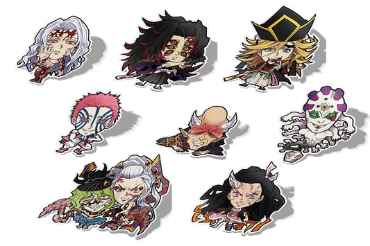 6 Upper Moons Demon Slayer Set, Sticker Pack, Demon Slayer, AJTouch