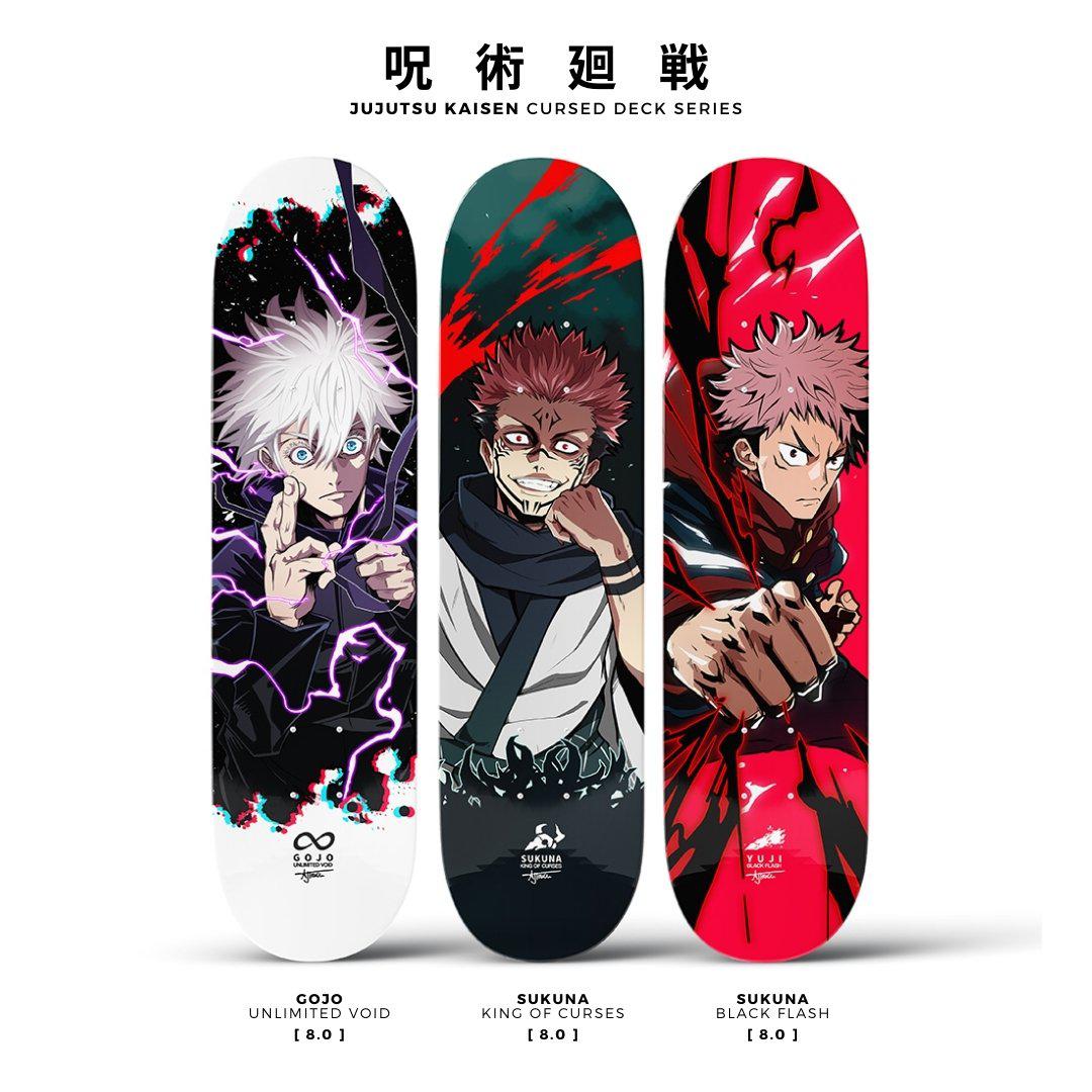 Gojō Deck [PRE-ORDER], Skate Deck, Jujutsu Kaisen, AJTouch