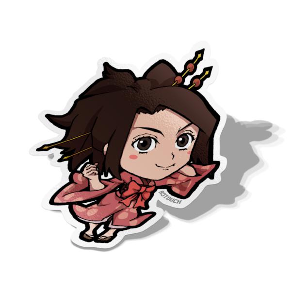 Fuu, Vinyl Sticker, Samurai Champloo, AJTouch