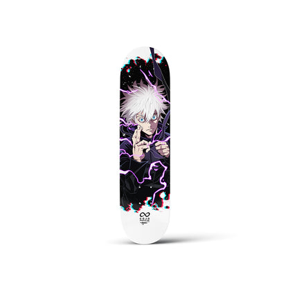 Gojō Deck [PREORDER], Skate Deck, Jujutsu Kaisen, AJTouch