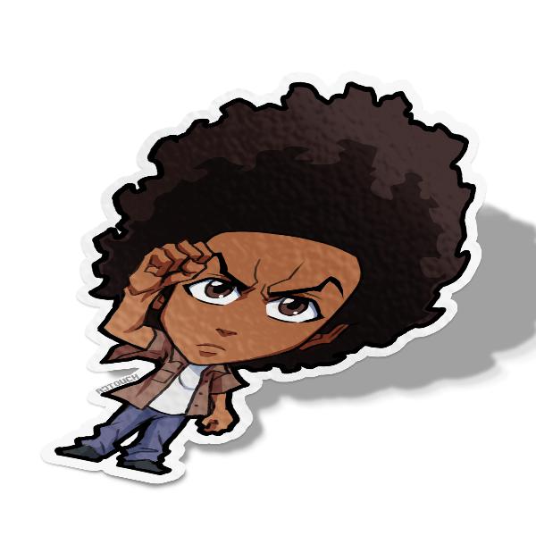 Huey Freeman, Vinyl Sticker, The Boondocks, AJTouch