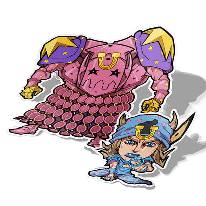 Johnny X Tusk Act IV, Vinyl Sticker, JoJo's Bizarre Adventure, AJTouch