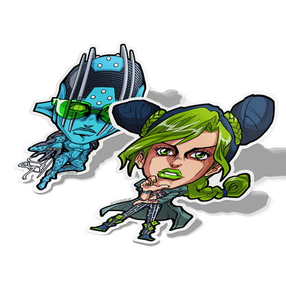 Jolyne X Stone Free, Vinyl Sticker, JoJo's Bizarre Adventure, AJTouch