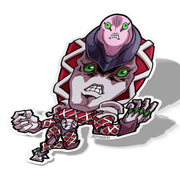 JoJo Part 5: Vento Aureo Set, Sticker Pack, JoJo's Bizarre Adventure, AJTouch