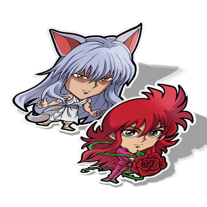 Kurama and Yoko Kurama, Vinyl Sticker, YuYu Hakusho, AJTouch