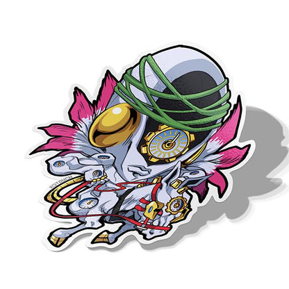 Pucci + Made in Heaven, Vinyl Sticker, JoJo's Bizarre Adventure, AJTouch