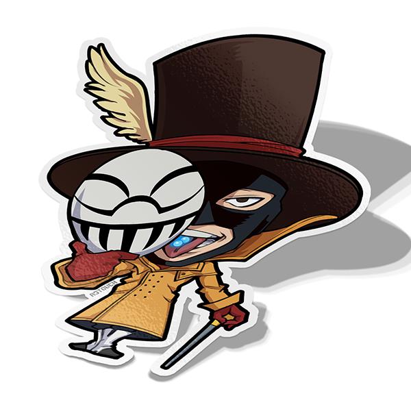 Mr. Compress, Vinyl Sticker, Hero Academia, AJTouch