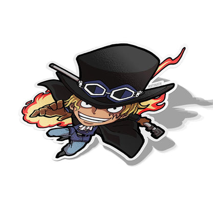 Sabo, Vinyl Sticker, One Piece, AJTouch