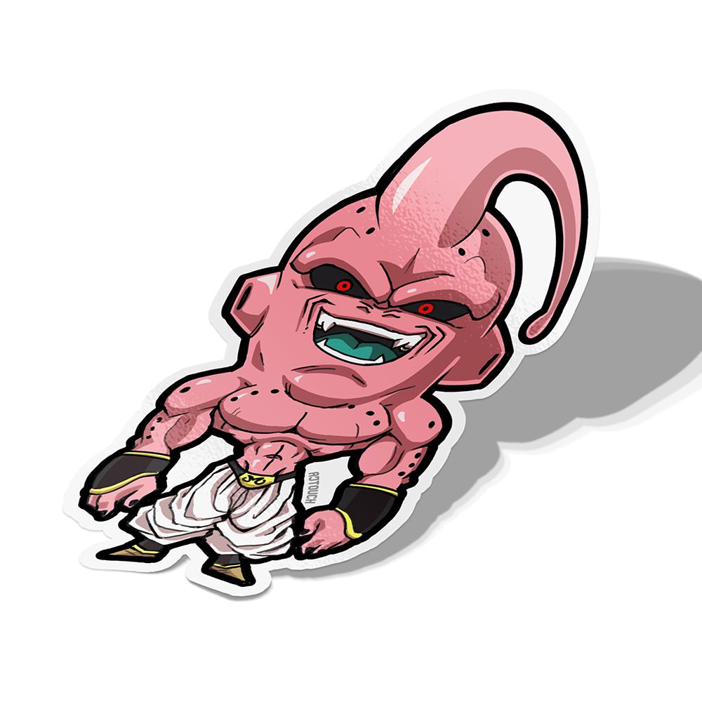 Majin Buu, Super Buu and Kid Buu, Vinyl Sticker, Dragonball, AJTouch