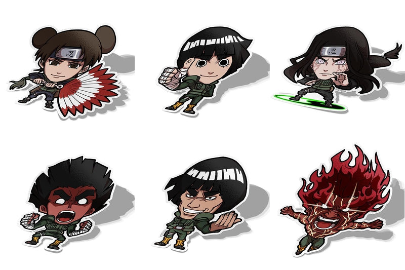 Team Guy Naruto Set, Sticker Pack, Naruto, AJTouch