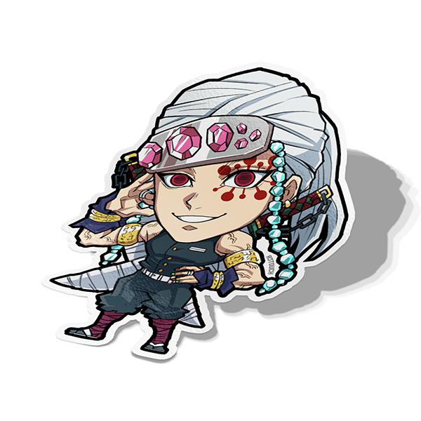 9 Hashira Demon Slayer Set, Sticker Pack, Demon Slayer, AJTouch