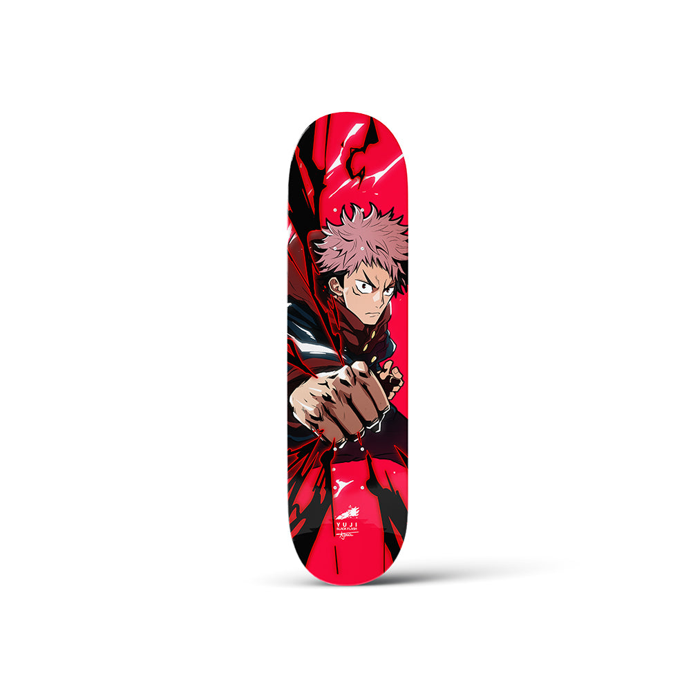 Yuji Deck [PREORDER], Skate Deck, Jujutsu Kaisen, AJTouch